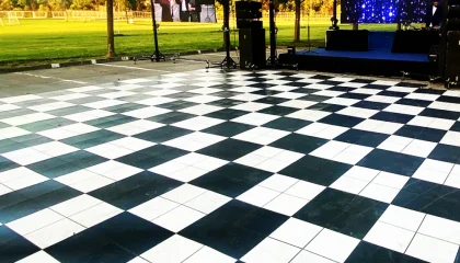Pista de Baile Blanco y Negro 1