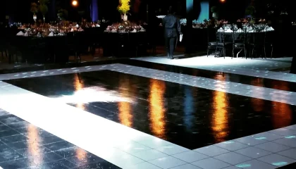 Pista de Baile Blanco y Negro 4